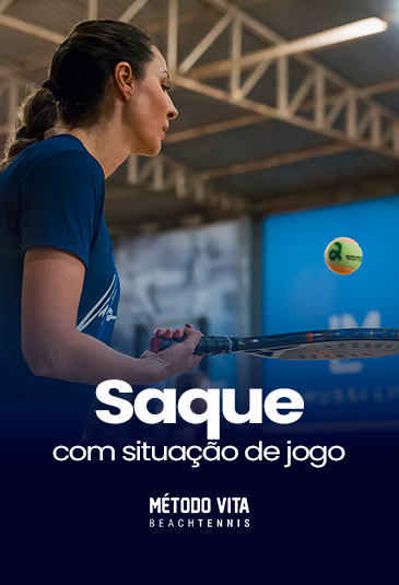 Saque com situação de jogo